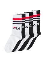 FILA Sportinės kojinės raudona / juoda / balta