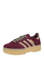 ADIDAS ORIGINALS Sportbačiai be auliuko 'Handball Spezial Bold' smėlio spalva / kaštoninė spalva / alyvuogių spalva