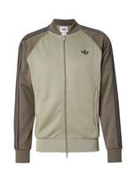 ADIDAS ORIGINALS Džemperis 'SUPERSTAR' žalia / rusvai žalia / juoda
