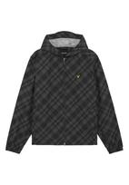 Lyle & Scott Demisezoninė striukė 'Tartan' antracito spalva / tamsiai pilka / juoda
