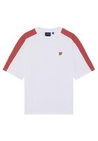 Lyle & Scott Marškinėliai ruda / balta