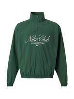 Nike Sportswear Demisezoninė striukė 'Club' žalia / balta