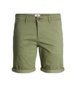 JACK & JONES „Chino“ stiliaus kelnės 'Bowie' tamsiai ruda / rusvai žalia