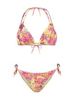 Shiwi Bikinis 'Liz' šviesiai mėlyna / šviesiai geltona / rožių spalva