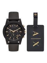 ARMANI EXCHANGE Analoginis (įprasto dizaino) laikrodis 'AX7105' auksas / juoda