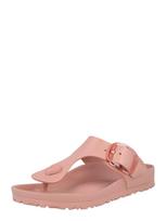 BIRKENSTOCK Šlepetės per pirštą 'Gizeh' pudros spalva