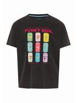 Funky Buddha Marškinėliai juoda