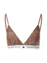MAGIC Bodyfashion Liemenėlė 'Dream Your MAGIC' ruda / juoda / balta