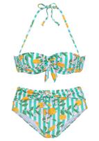 BUFFALO Bikinis mėtų spalva / nefrito spalva / šviesiai oranžinė / balkšva