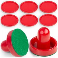 Rinkinys Air Hockey: 2 atmušalai, 6 rituliai, veltinys