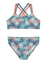 PLAYSHOES Bikinis nebalintos drobės spalva / opalo / mėtų spalva / koralų splava
