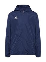 Hummel Sportinė striukė 'Essential' tamsiai mėlyna / balta