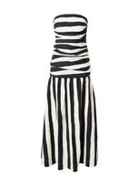 TOPSHOP Kokteilinė suknelė 'LISA' juoda / balta