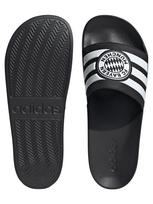 ADIDAS SPORTSWEAR Šlepetės 'Adilette Bayern Munich' juoda / balta