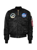 ALPHA INDUSTRIES Demisezoninė striukė 'Nasa' juoda