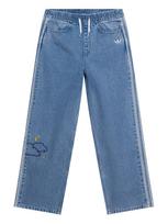 ADIDAS ORIGINALS Džinsai 'CARE BEARS LOOSE DENIM' tamsiai (džinso) mėlyna / tamsiai mėlyna / geltona