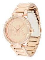 MICHAEL Michael Kors Analoginis (įprasto dizaino) laikrodis 'PARKER' auksas / rožinio aukso spalva / skaidri spalva