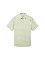 TOM TAILOR Marškiniai pastelinė žalia / juoda / balta