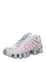 Nike Sportswear Sportbačiai be auliuko 'SHOX TL' rožinė / rožių spalva / sidabrinė / balta