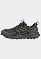 ADIDAS TERREX Pusbačiai 'Tracefinder Trail Running' rusvai žalia / juoda