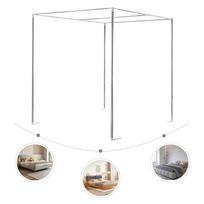 4 Corner Bedding Canopy Frame Post,Metal Bed Four Corner Bed Mosquito Netting Bracket Fit for Twin/Queen/California King/King
