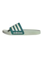 ADIDAS SPORTSWEAR Šlepetės 'Adilette Shower' smaragdinė spalva / balta