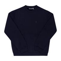 Acne Studio Ci0187 Navy Blue  885  Face Logo Patch Public Sweatshirt CI0187 NAVY BLUE (S) black