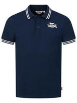LONSDALE Marškinėliai 'Rhodes' tamsiai mėlyna / balta