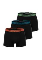 Emporio Armani Boxer trumpikės safyro / šviesiai žalia / oranžinė-raudona / juoda