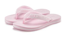Elbsand Šlepetės per pirštą rožinė / balta