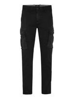 Funky Buddha Laisvo stiliaus kelnės juoda