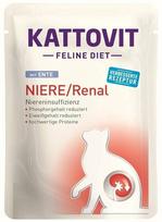 Šlapias kačių maistas Kattovit Feline Diet Renal, vištiena, 0.085 kg