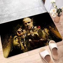 Gangsterių filmas The G-Godfather Grindų kilimėliai Neslystantys Sugeria vandens ilgasis juostinis paminkštinimas Miegamojo kilimėlis Namų kilimai 40x60 cm white