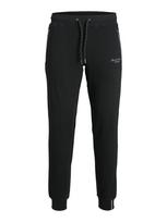 JACK & JONES Kelnės 'Gorden Berg' pilka / juoda / balta