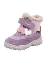 SUPERFIT Sniego batai 'HUSKY+' kremo / šviesiai pilka / šviesiai violetinė / ryškiai rožinė spalva
