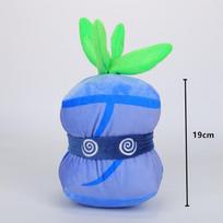 Blox Fruits Plush Collection 15cm Doll Quake Soul Spirit Magma Mammoth Kitssune Rubber Love Fruit Game Figure Soft Stuffed  Gift blue