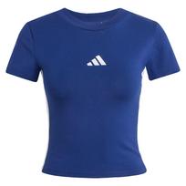 ADIDAS SPORTSWEAR Sportiniai marškinėliai 'Essentials' gencijono spalva / balta