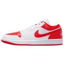 Jordan Air Jordan 1 Breathable Low top Vintage Basketball Shoes Women's Red White DC0774-110 38.5 white