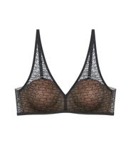 TRIUMPH Liemenėlė 'Signature Sheer' smėlio spalva / juoda