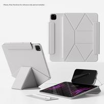 Smart Folio Case for iPad A16 Air 7 13 M3 Case for iPad 10th 10.9 Pro 11 13 Case for Air 4 5 Funda for M5 Pro 13 11 Mini 6 7 šviesiai pilka spalva