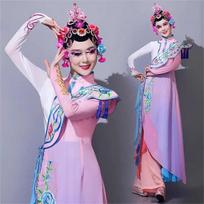 Classical Chinese Dance & Opera Performance Dress 3XL white