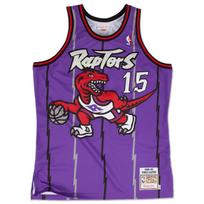 Mitchell & Ness x NBA Toronto Raptors 1998-99 Road Jerseys 'Vince Carter 15' Men's AJY4GS18107-TRAPURP98VCA M red