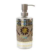 Glass Hand Sanitizer Bottle Dispenser Bottle home decoration Shower Gel Bottle Soap Dispenser Lotion Container Bathroom Products gray