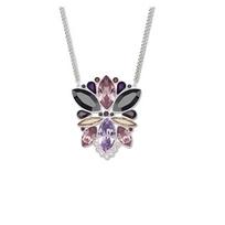 Swarovski Original design crystal zircon necklace, same style for men and women, silver 5019083 sidabras