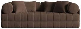 Sofa-lova Cosmopolitan Design Kemi Salvador 4, šokolado sp., 95 x 206 cm x 70 cm