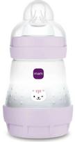 Kūdikių buteliukas Mam Baby Perfect Start, 160 ml, 0 mėn., skaidri sp./violetinė sp.