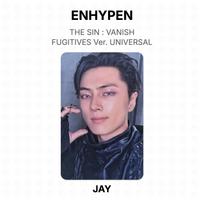 ENHYPEN THE SIN : VANISH FUGITIVES Ver. UNIVERSAL Official Photocard JAY gray