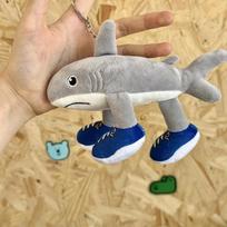 Brainrot Plush Toy Keychain Tung Sahur Cartoon Crocodilo Shimpanzini Decorative Doll Tralalero Tralala Figures Bananini Gift Toy gray