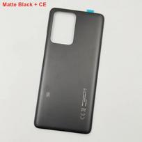 For Xiaomi 11T 11T Pro 5G Glass Battery Cover Hard Back Door Mi 11T Pro Rear Lid Housing Panel + Sticker Adhesive LOGO Matte Black CE gray