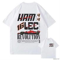 Lewis Hamilton Shirt Formula Racing Driver British Championship Fans Tshirt Cotton Vintage Hiphop Tee S black